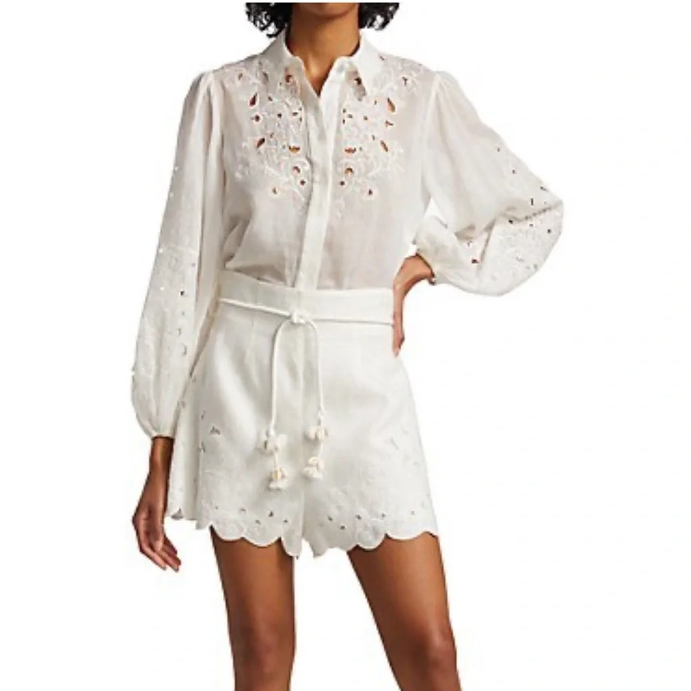 Zimmermann Nina Shorts Size Zimmermann 2 - Picture 2 of 5